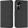 Verco custodia per Huawei P50 Pro, Case per Huawei P50 Pro Cover PU Pelle Portafoglio Protettiva, Nero
