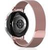 PaceBid Metallo Cinturino per Samsung Galaxy Watch 7/6/5/4 (40mm 44mm)/FE | per Samsung Galaxy Watch 6 Classic (43mm 47mm)/4 Classic/5 Pro 45mm, One Click No Gap Metallo Magnetico Bracciale, Rosa
