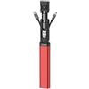 fonefunshop Budi Universal Travel USB Cable Adapter Set, Phone Charging, Data Sync & OTG - Red