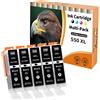 Starlet24 Cartucce compatibili per Canon PGI-550 PGBK, cartuccia d'inchiostro per Pixma IP7250 IP8750 IX6850 MG5450 MG5550 MG5650 MG5655 MG6350 MG6450 MG6650 MG7150 MG7550 MX725 MX9 25 (5PGBK)