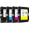 SHUOLEI Compatibili SG400 SG800 Cartucce d'inchiostro per Sawgrass Virtuoso SG400 SG800 Ricoh Aifcio SG3100 SG3110 SG7100 Stampante Inchiostro Sublimazione a Trasferimento di Calore (BK/C/M/Y 4-Pack)