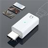 ROCKETEK Adattatore da Light-ning a USB C Audio, Adattatore USB C Maschio a Lighning per Cuffie e Auricolari Aux Adapter per iPhone 16 15 Pro Max Plus,iPad,Galaxy S25,MacBook,Non per Ricarica/Microfono,Bianco