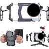 Fotga Stabilizzatore universale per smartphone, con manici e filtro ND variabile da 67 mm, per iPhone 17 16 15 14 Pro Max Samsung Vlog Live Stream Video Recording, supporto treppiede per scarpa fredda