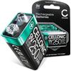 CELLONIC Batteria ricaricabile 9V - Batteria NiMH 9V / E Block / 6F22 / 6LR61 / AM-61 a lunga durata (1 pezzo, 250mAh) compatibile con Microfono, Rilevatore di fumo, Giocattolo, Walkie-talkie