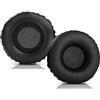 HTINDUSTRY Cuscinetti auricolari di ricambio Premium compatibili con le cuffie Jabra Evolve 20 30 40 65 Cuscinetti auricolari con pelle proteica più morbida/schiuma di memoria
