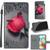 YIRRANZD Cover per Samsung Galaxy A71, Protettiva Portafoglio in Pelle PU Cover Libro [Verniciato], Flip Caso Antiurto Custodia per Samsung A71 (Rosa A)
