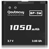 Qoutmcuy BP-5M - Batteria agli ioni di litio, 1050 mAh, per Nokia 5610, 5700, 6110 Navigator, 6220 Classic, 6500 Slide, 7390, 8600