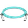 QINIYEK 10G SFP+ Cavo ottico attivo (AOC) 10 metri (33ft), compatibile con Cisco SFP-10G-AOC10M, Ubiquiti, Netgear, TP-Link, D-Link, Zyxel, QNAP NAS, Microtik, Open Switch