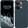 kwmobile Cover per OnePlus Nord 3 5G Custodia - Back Case per Smartphone in Silicone TPU - Protezione Gommata - ardesia scuro