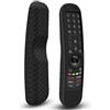 Hydream Cover per telecomando LG AN-MR21GA/AN-MR21GC, custodia protettiva in silicone OLED TV 2021 LG Magic, custodia protettiva per telecomando LG Magic, protezione posteriore della batteria, ricambio