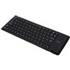 KIMISS Tastiera Arrotolabile Flessibile Wireless in Silicone Design Completamente Sigillato Cablata USB Leggera Portatile Silenziosa (Nero)