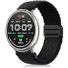 YealRed 20mm Cinturino per Amazfit Cheetah 2 Pro, Nylon (Nero)