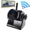 STONVUE Telecamera posteriore magnetica wireless WiFi 1080P | Impermeabile IP69K, visione notturna, batteria a lunga durata, montaggio facile per camper, camion, rimorchio