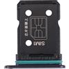 Generico Ricambio Vassoio Compatibile con Oppo Reno6 5G PEQM00 CPH2251 Try Tray alloggio Porta Scheda Dual SIM Card Sim 1 + Slot SIM 2 Slitta Lettore (Nero)
