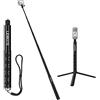 LEWOTE Selfie Stick Allungabile Compatibile con Insta360 One X2 X3 XR/RS/GO 2 GO 3, Gopro Series, DJI Action Series Monopod Accessori [Con Treppiede Staccabile] (47Inch(120cm))