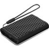 Lacdo Silicone Custodia Hard Disk Esterno per Samsung T9 Portable SSD 1TB 2TB 4TB Unità Esterna a Stato Solido, Cover Protettiva in Silicone Morbido per SSD T9 Shield, con Cordino, Nero