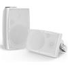 STUDIOFINIX Altoparlanti Bluetooth da 8 pollici, 600 W, accoppiamento stereo TWS, sistema di altoparlanti impermeabili montabili a parete per patio, casa, piscina, terrazza, cortile (coppia, bianco)