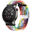 MiRowy 22mm Cinturino per Amazfit T-Rex 3 Pro 48mm/Balance 2/Balance/Bip 6/Bip 5/5 Unity/Balance/Cheetah/Cheetah Pro, Regolabile Cinturini di Ricambio per Amazfit GTR 4/GTR 3/3 Pro, Rainbow