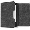 kwmobile Custodia compatibile con Tolino Shine 2 HD - Cover a libro per eReader - Protezione Flip Case in feltro