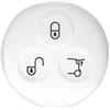 Lage [Portachiave] Guscio per Telecomando Mercedes Benz in Silicone Cover Chiave per Smart 3 tasti (vedere compatibilità nelle foto) ForTwo 450 Roadster Crossblade City Coupe City Cabrio (BIANCO)