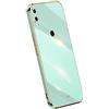 RankOne La Custodia del Telefono è Adatta per HUAWEI P Smart Z/HONOR 9X (6.59 Inches), Case per Cellulare in Silicone con Telaio Galvanico - Verde