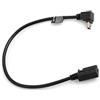 SYSTEM-S Mini USB (Maschio) 90 ° Gradi angolare Verso Il Basso a Angolo Cavo Mini USB (Femmina) Adattatore Cavo prolunga Cavo Dati Cavo di Ricarica 27 cm