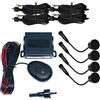 STEEL MATE STEELMATE EBAT NERO OPACO Posteriore Reverse Sensore di Parcheggio Kit 4 Sensori PTSC1