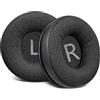 SOULWIT Cuscinetti Auricolari di Ricambio per AKG N60/N60NC con Cavo (non Adatti a N60NC Wireless) Cuffie, Cuscinetti Auricolari con Schiuma Antirumore, Tessuto a Rete Resistente - Nero