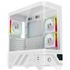 EMPIRE GAMING ECM252 - Case PC Gaming Mid Tower ATX con Display Digitale (CPU/GPU, RPM), 3 Ventole ARGB, Compatibile ATX/Micro-ATX/ITX, USB-C - Bianco