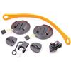 iSHOXS North Shore Surf Set, set di supporti adesivi per GoPro per sport acquatici, con nastro adesivo originale 3M e protezione SafeSling