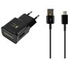 Generic Caricabatterie rapido originale EP-TA200EBE (USB Type-C, 15 W) Compatibile con Samsung Galaxy S9 / S9+ / S8 / S8+ / A73 / A51 / A53 / A54 / A52... Nero (Bulk)
