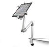 System-S - Supporto universale a collo di cigno da tavolo, braccio di supporto a 3 articolazioni, per tablet e ebook