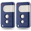 pepape 2 trasmettitori per garage compatibili con Chamberlain LiftMaster MotorLift 84335EML, 84333E, 94333E, 433,92 MHz Garage telecomando per MotorLift ML500, ML700