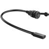 QIANRENON USB C 3.0 femmina a femmina filettatura fissa cavo corto adattatore 5 Gbps USB tipo C 3.0 femmina a femmina incorporata bulkhead montaggio ricarica dati connettore PD 60 W, per