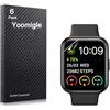 Yoomigle 6 Pezzi Pellicola Protettiva Compatibile con Aeac ID208BT 1,7 Smartwatch Proteggi Schermo Protezione Film Compatibile con Tensky ID208 BT 1.7 Pollici Orologi TPU Flessible Screen Protector