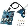 YBBOTT PCI-E X1 a 4 slot, PCI Express Moltiplicatore Riser Card