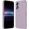 RankOne Custodia per HONOR 70 5G (6.67 Inches) Cover Morbida in Silicone TPU - Erba Viola
