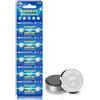 avmzvo SR927SW - 10 batterie a bottone 1,5V, V395/SR57/LR927 per orologio, confezione sicura per bambini【5 anni di garanzia】