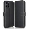 ELESNOW Cover per iPhone 15 Pro - 6.1, Flip Wallet Case iPhone 15 Pro Custodia in Pelle PU Premium, Slot per Schede, con Magnetica a Scatto per Apple iPhone 15 Pro (Nero)