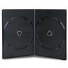 Vision Media - Custodie doppie per DVD/CD/BLU RAY, sottili, dorso da 7 mm, colore nero