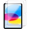 ELECTRO-WEIDEWORLD [2 Pezzi] Pellicola Protettiva per iPad 2022 10ª Generazione 10.9 Pollici, Weideworld Durezza 9H Anti-riflesso HD Vetro Temperato per iPad 2022, Trasparente