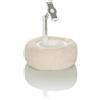 HJH Office Supporto per cellulare e tablet COMFILAP II Supporto per cellulare ruotabile e inclinabile, cuscino, 21 pollici, plastica/tessuto, Beige, 930004