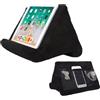 Ruspela Supporto multifunzionale per telefono, cuscino da lettura, angolo regolabile, supporto per telefoni cellulari, tablet, supporto per telefono per scrivania, letto, con tasche in rete