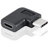 System-S - Adattatore USB Tipo C 3.1 a Micro USB 2.0, angolare