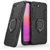 MaiJin Compatibile con Honor10 Cover, Custodia Armor Anello Cavalletto (Funziona con il Supporto Magnetico per Auto) Case Paraurti per Huawei Honor 10 (Nero)