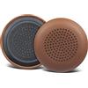 SOULWIT Coprire i padiglioni auricolari di ricambio per Plantronics Poly BlackWire C510/C520/C710/C720/C725, Coprire i cuscinetti auricolari per BlackWire 510/520/710/720/725-Caffè