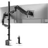 STANDOPIA Supporto per monitor 2 monitor per schermo da 17 - 40 pollici - Supporto per monitor STANDOPIA supporta 12 kg per schermo con regolazione dell'altezza, inclinazione e rotazione, VESA 75/100 mm