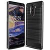 Cruzerlite Custodia per Nokia 7 Plus Custodia, Carbon Fiber Shock Absorption Slim Cover for Nokia 7 Plus (Black)