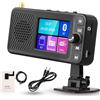 VECHTEL Portatile DAB+ Radio con Bluetooth e Batteria Ricaricabile da 1500 mAh, FM Digital Radios con display LCD Colori 2,4 Pollici, DAB+ Radio Portatile Supporto Trasmettitore FM TF/AUX