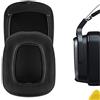 GEEKRIA Cuscinetti auricolari di ricambio Geekria per cuffie Razer Tiamat 7.1 V2, imbottiture per orecchie, parti di riparazione (nero)